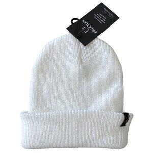 Brixton Heist White Beanie Hat O/S Unisex FSC Certified